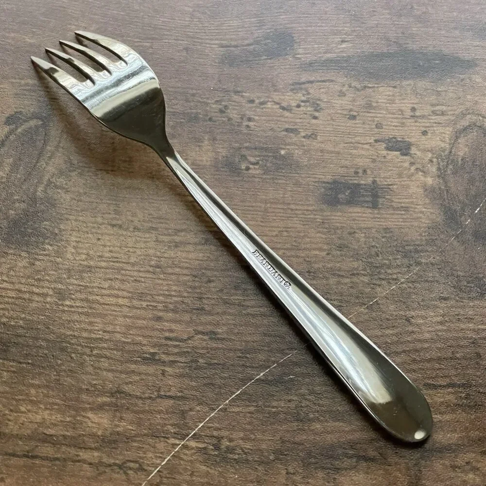 Brandani Cottage Salad Fork Set of 3 Stainless Steel 7